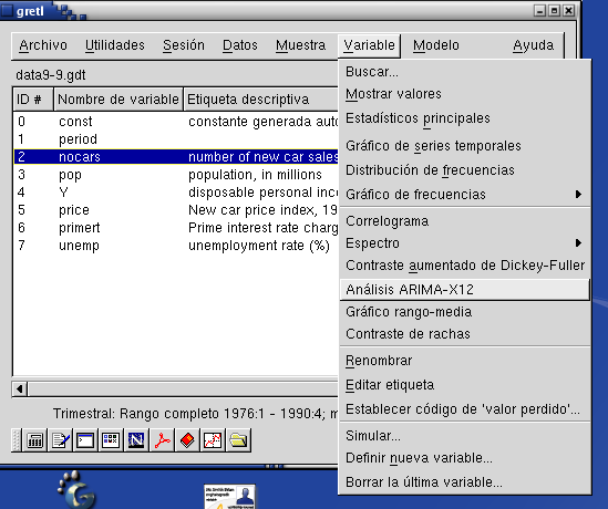 men� Variable